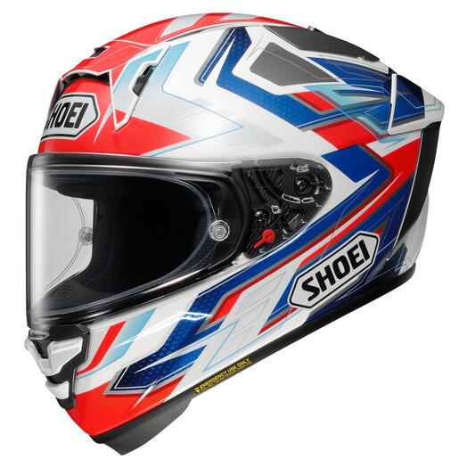Shoei X-Fifteen Escalate TC-10 Red/ White/ Blue Helmet 1