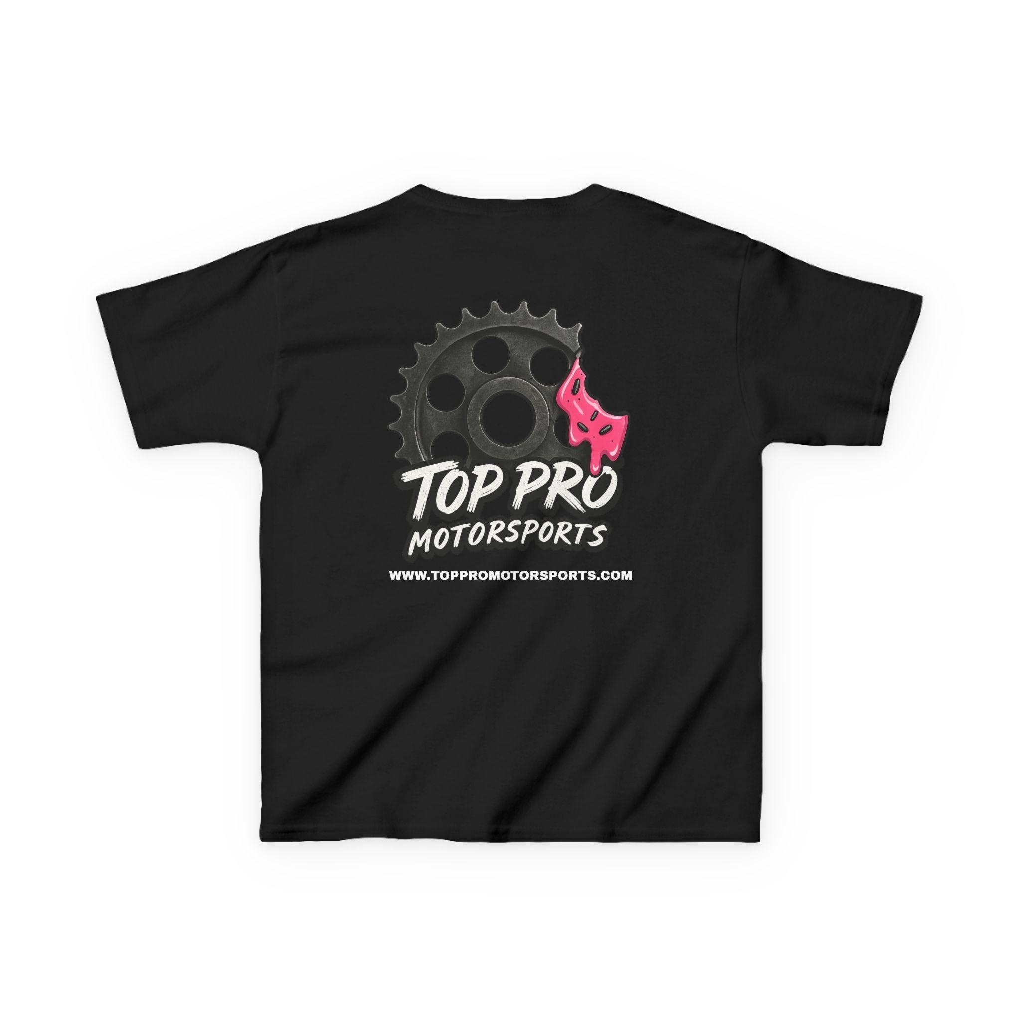 SPROCKET DONUT TOP PRO MOTORSPORTS CHILDS TEE 1