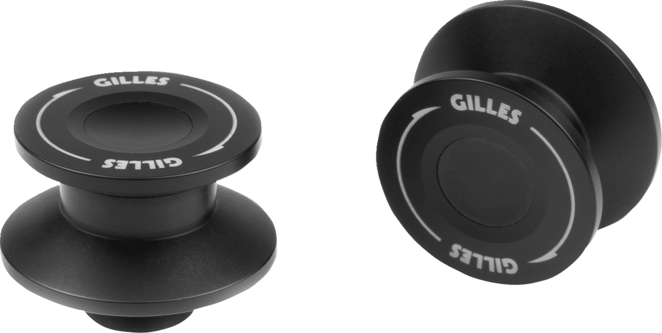SWINGARM SPOOLS M6 BLACK 1