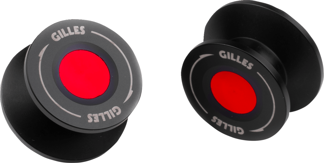 SWINGARM SPOOLS M6 RED 1