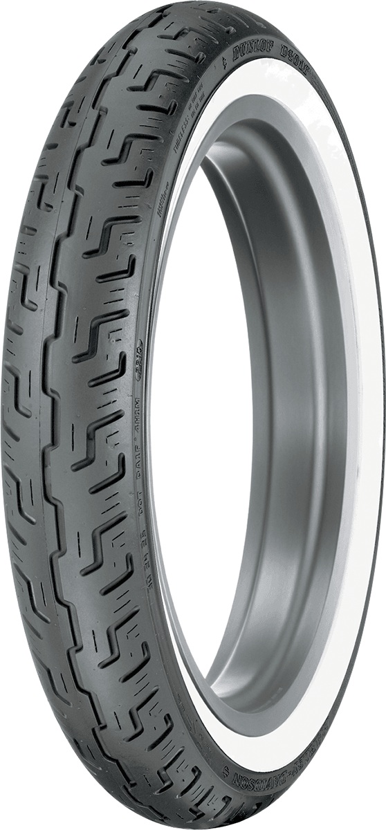 Dunlop D401 Tire – 100/90-19 WWWW Front 1