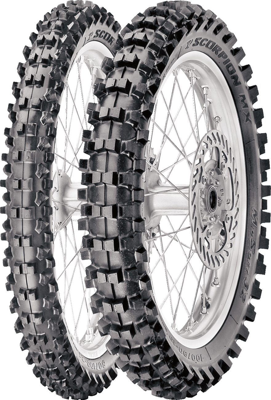 Pirelli Scorpion MX32 Mid Soft Tire – 60/100-14 Front 1