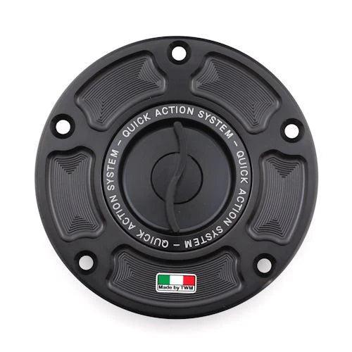 TWM Quick Action CNC Aluminum Gas Cap For Ducati - TDPR.06 1