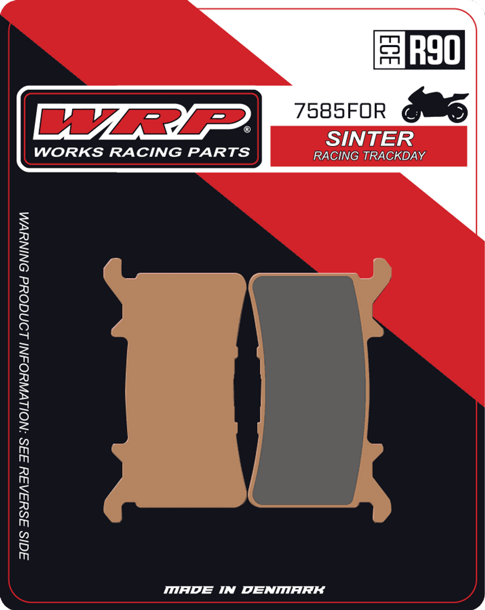 WRP Brake Pads Sinter Racing / Trackday 7547 F0R - Front (2/pc) 1