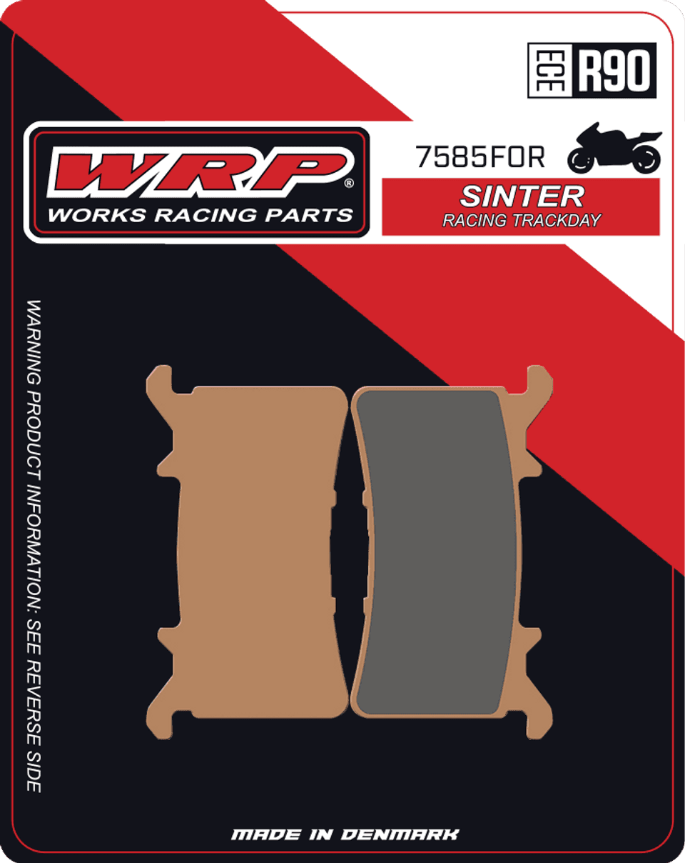 WRP Brake Pads Sinter Racing / Trackday 7585 F0R - Front (2/pc) 1